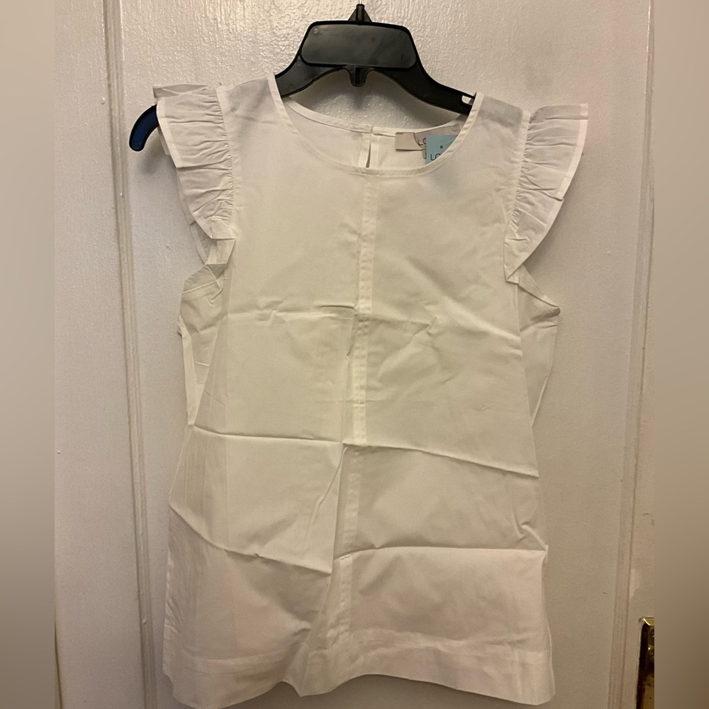 NWT Loft Ruffle sleeves blouse.